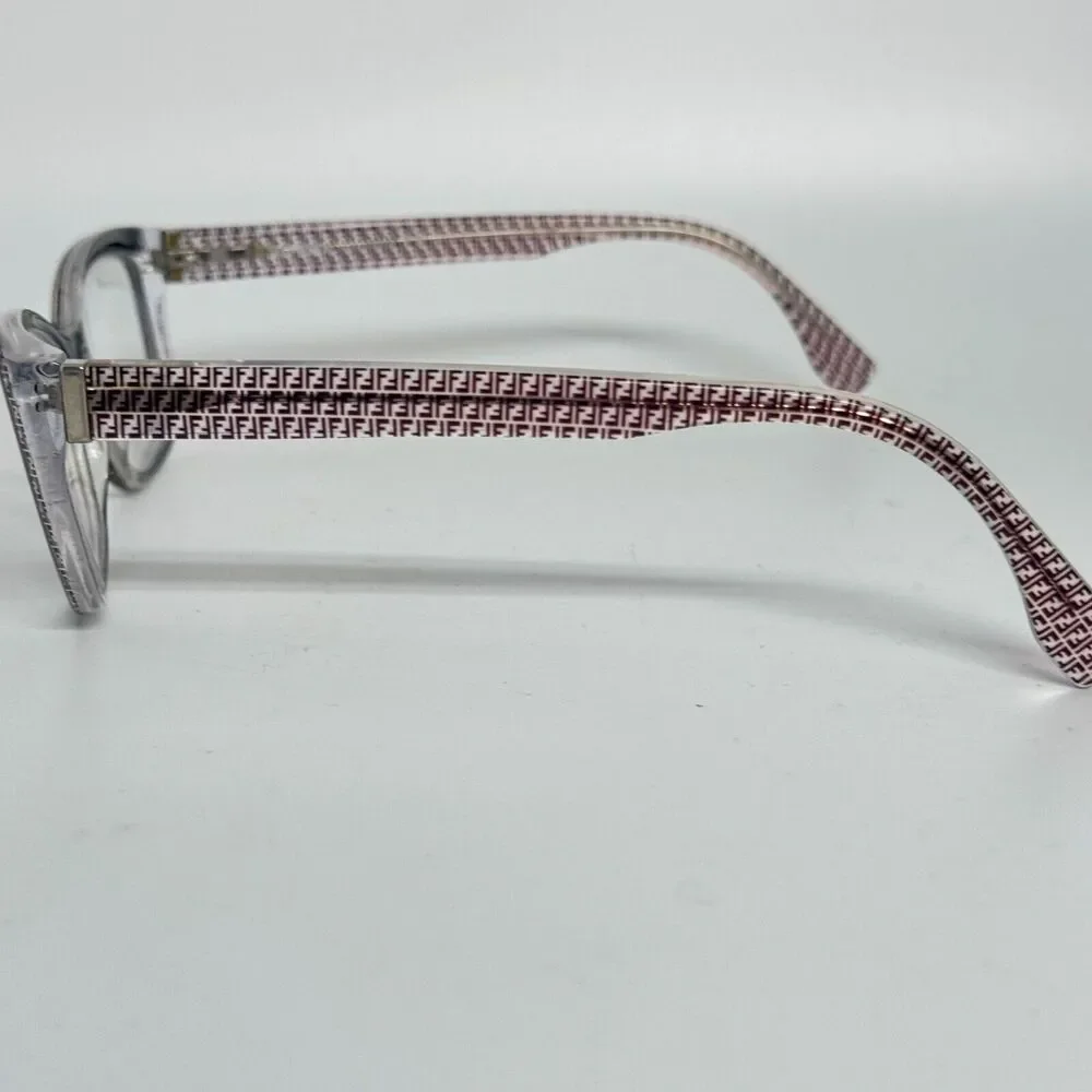 FENDI FF0003 Italy BlackPink Clear Eyeglasses Frame 52-16-140 H15809‎